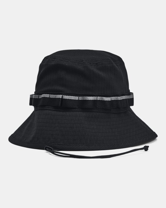 Men's UA ArmourVent Bucket Hat in Black image number 1